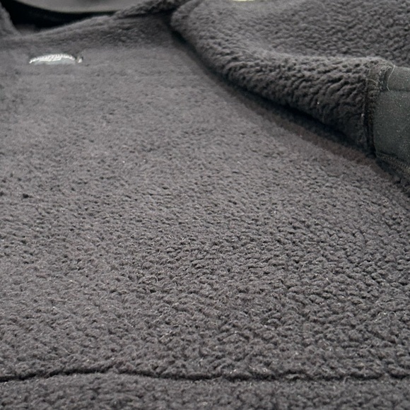 Faded Glory, size XL (16 to 18), black, long sleeve, zipup Sherpa hoodie/pockets - Picture 7 of 10